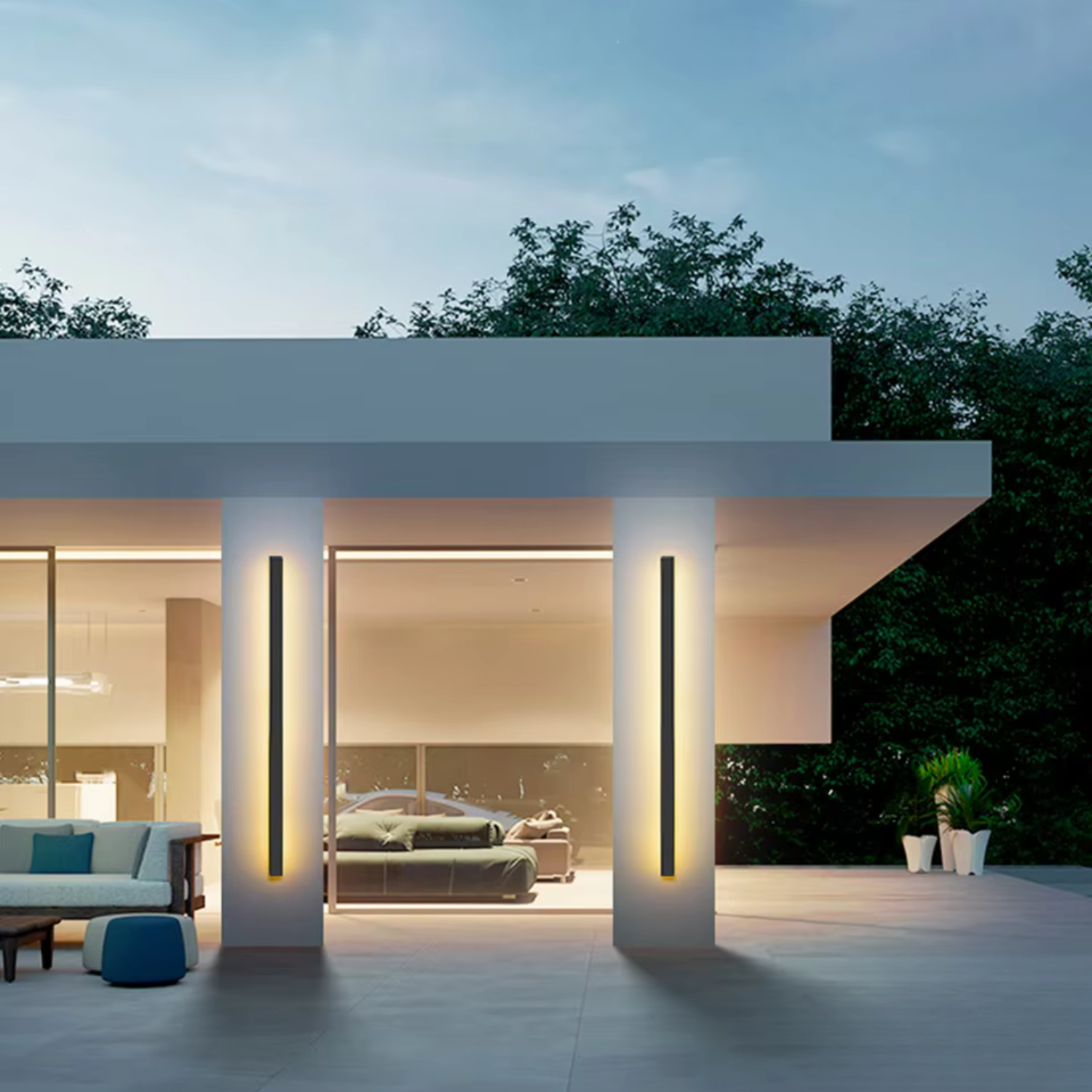 MINIMALISTISCHE OUTDOOR WANDLEUCHTE