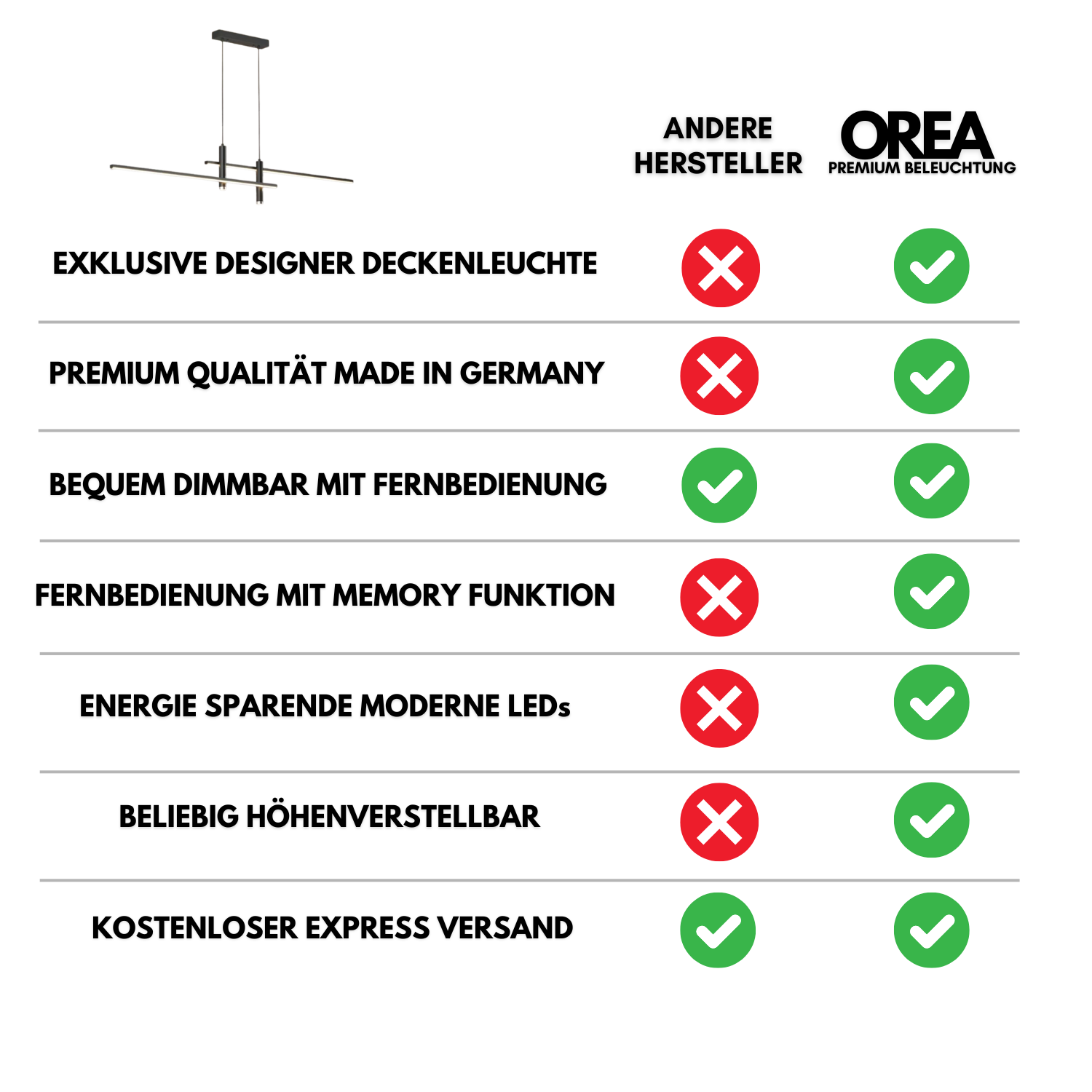 AURELIA DECKENLEUCHTE