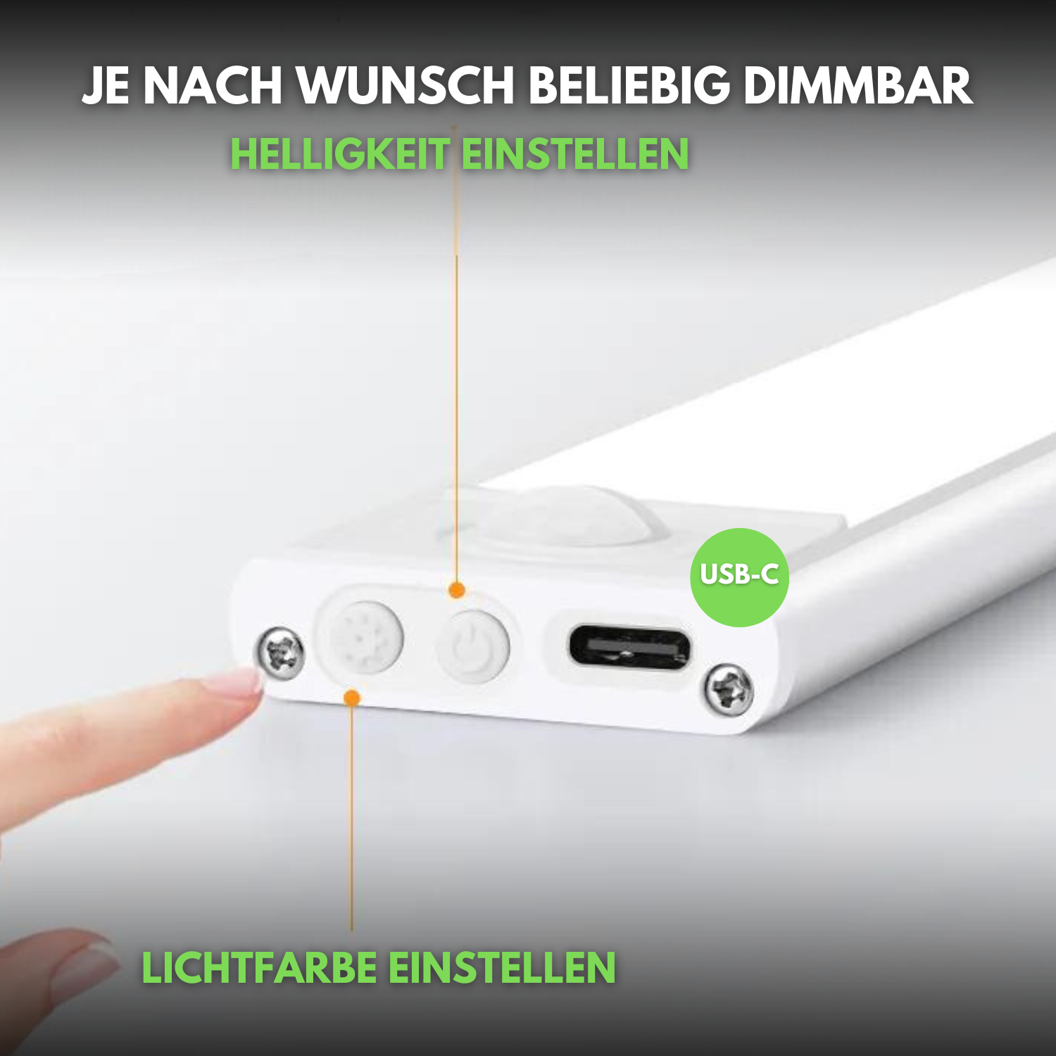 SCHRANKBELEUCHTUNG ECKIG