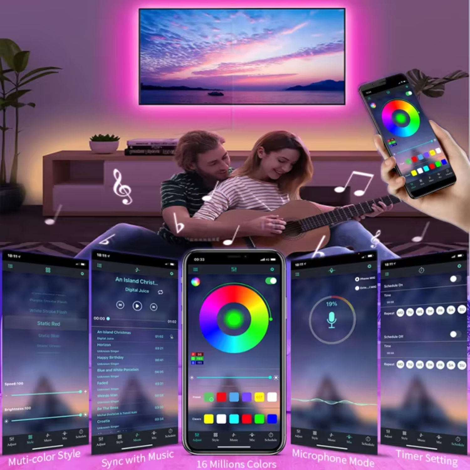 USB-LED Streifen RGB